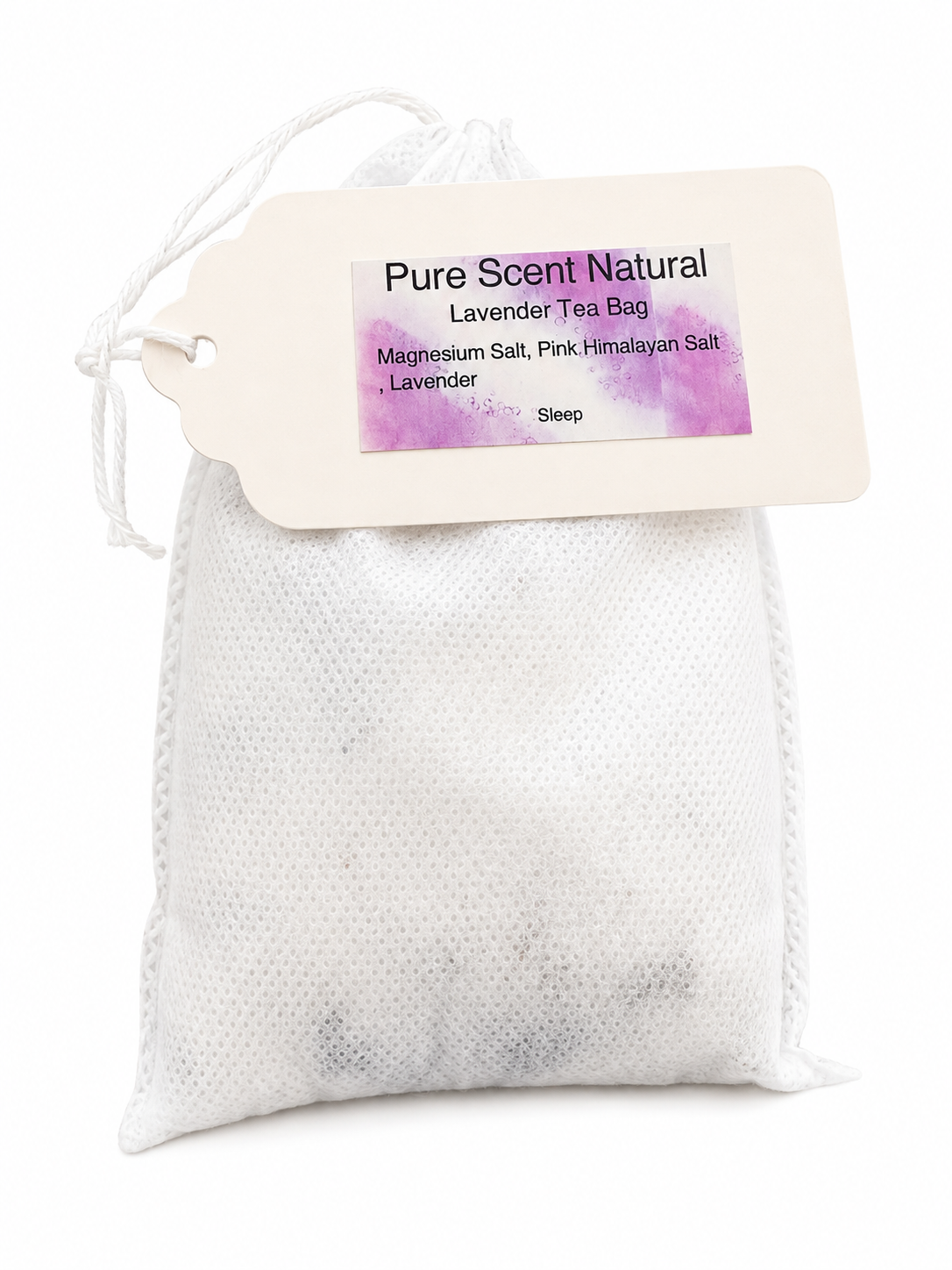 Bath Soak Tea Bags – Botanical Bath Soaks - Lavender by Pure Scent Naturals